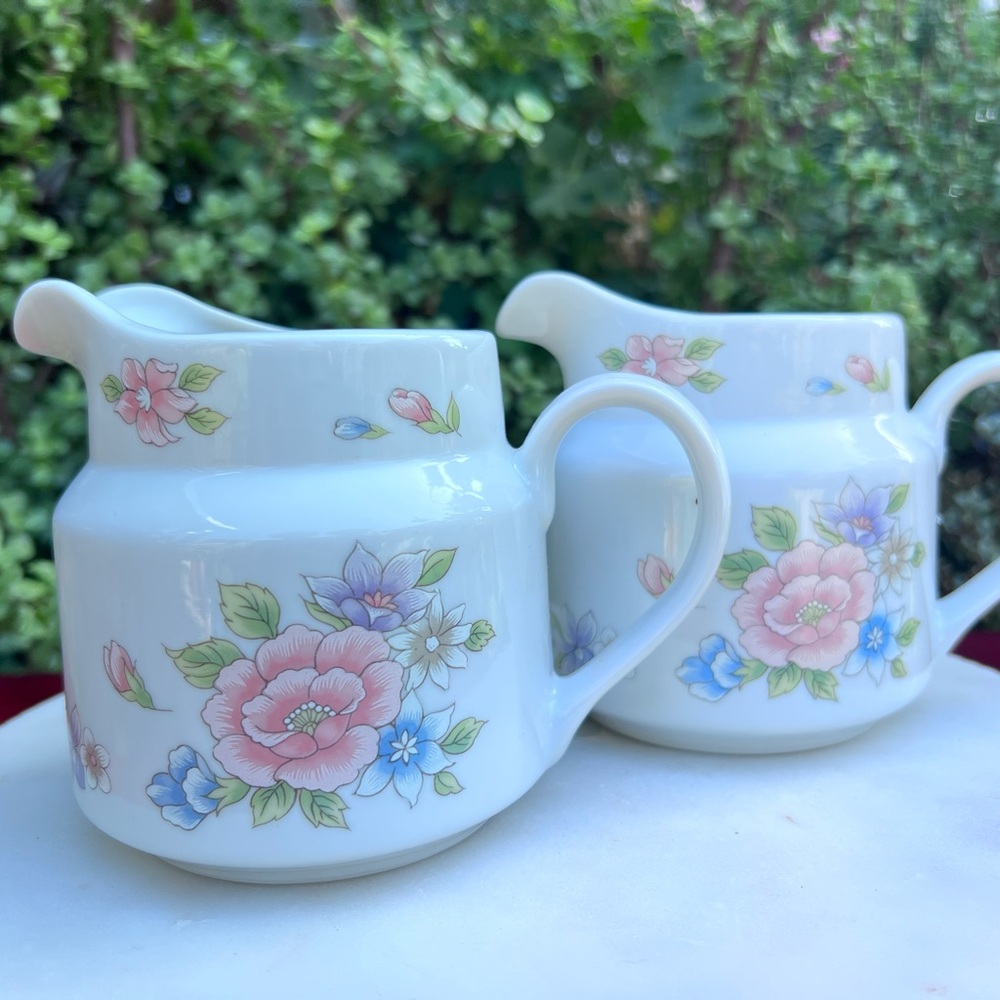 FTD Floral Pitcher/Creamer Set of 2 Items